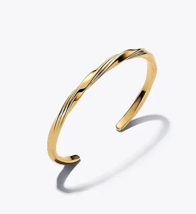 Twisted Open Bangle