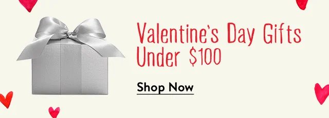Valentine's Day gifts under $100.