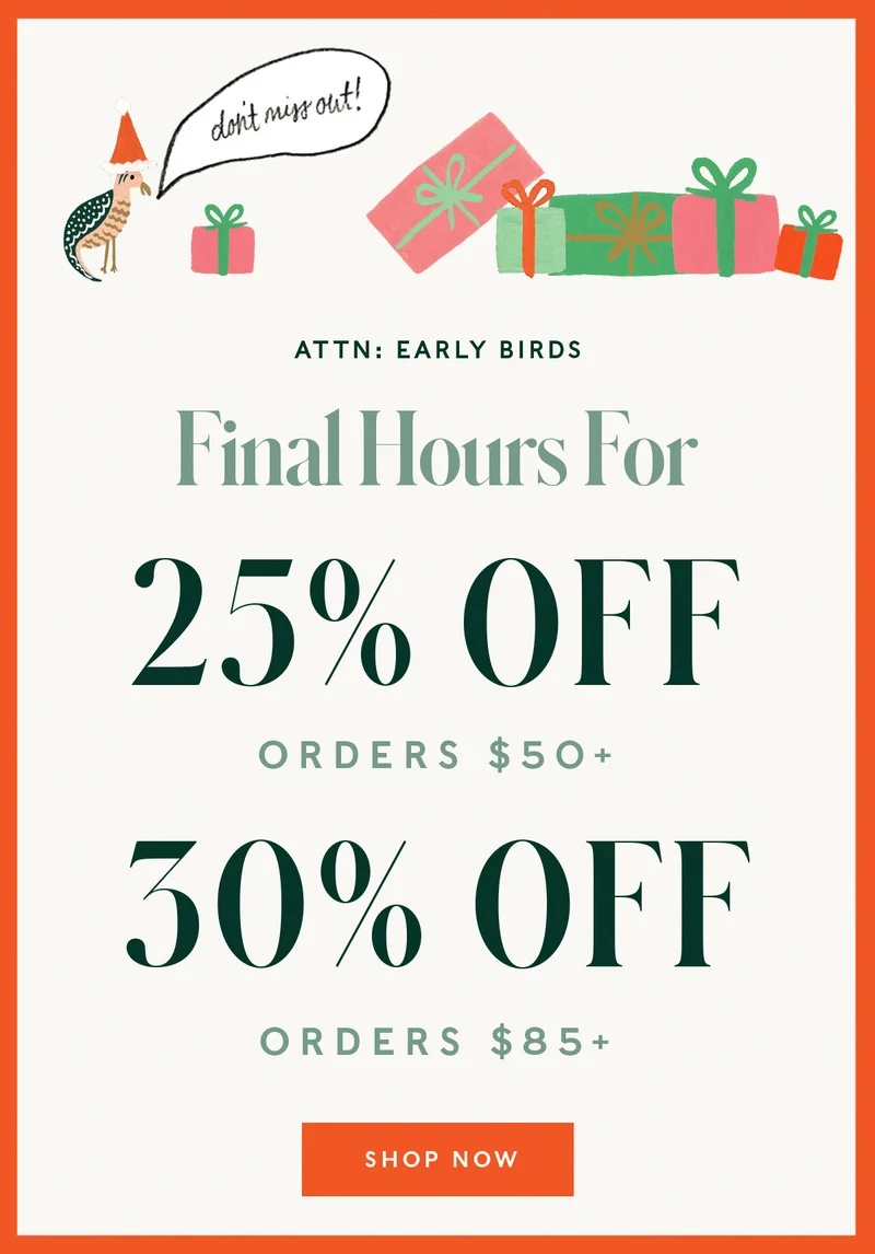 Early Bird Gifting Sale