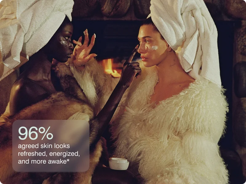 96% agreed skin looks refreshed, energized, and more awake