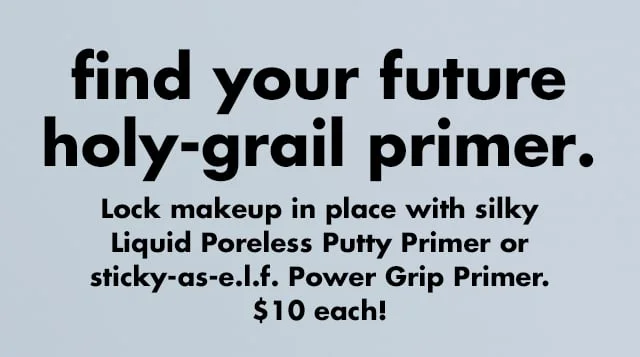 find your future holy-grail primer find your future holy-grail primer