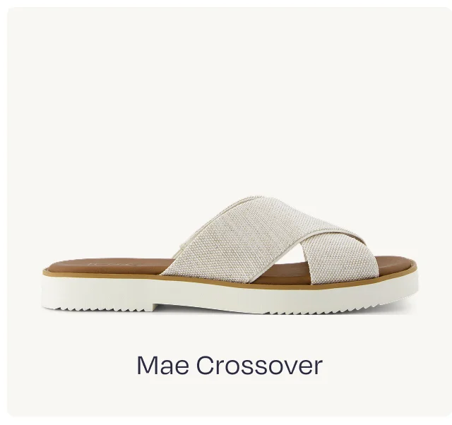 Mae Crossover Slide Sandal