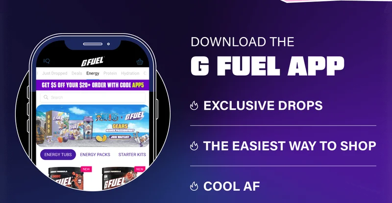 Download the G FUEL App