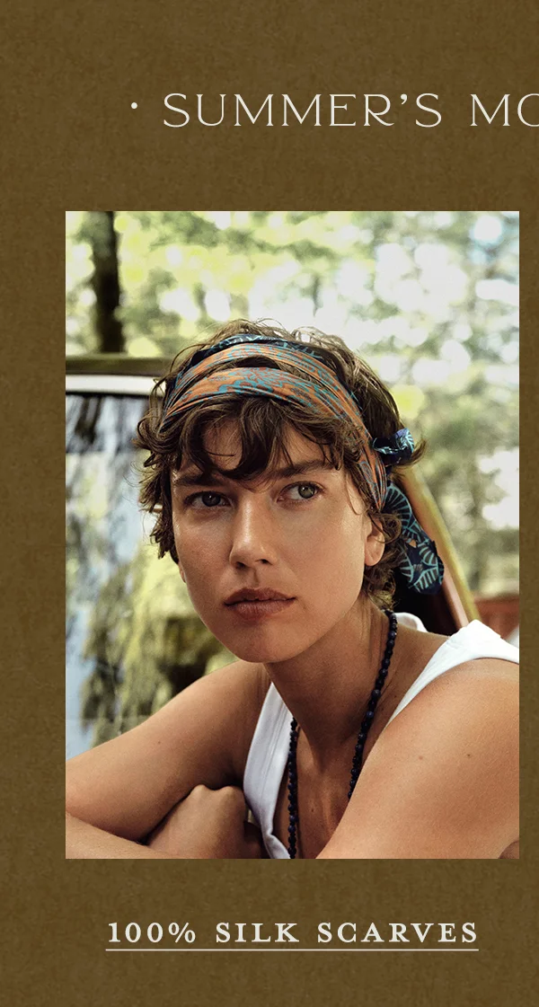 summers most wanted, 100% silk scarves