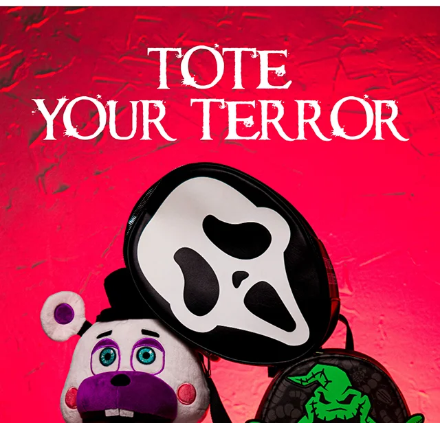 Tote your Terror Shop Backpacks and Bags