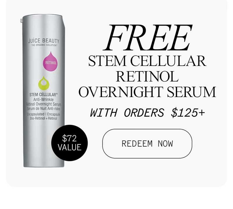 Free Stem Cellular Retinol Overnight Serum with $125 Purchase