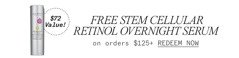 Free Stem Cellular Retinol Overnight Serum with $125 Purchase