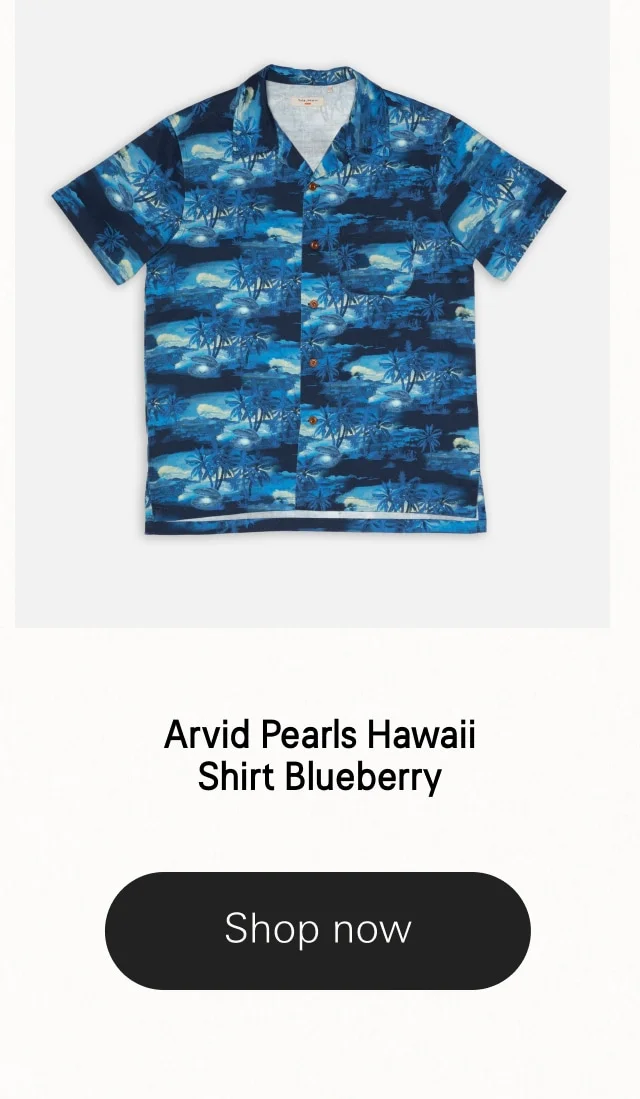 Arvid Pearls Hawaii Shirt Blueberry