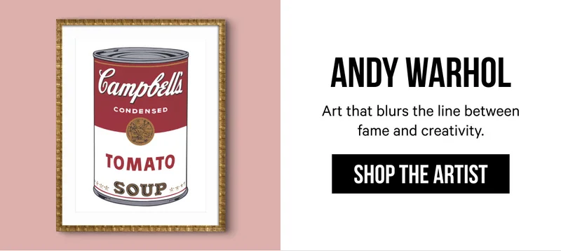 Andy Warhol: Art that blurs the line between fame and creativity.