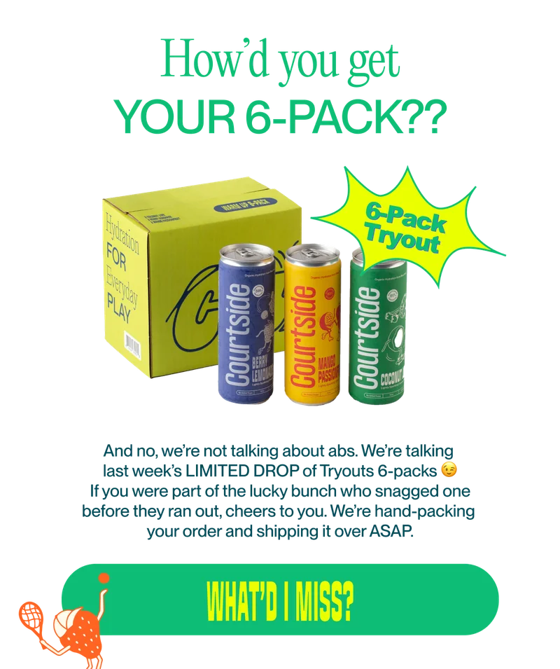 How’d you get your 6-Pack?? And no, we’re not talking about abs. We’re talking  last week’s LIMITED DROP of Tryouts 6-packs 😉  If you were part of the lucky bunch who snagged one  before they ran out, cheers to you. We’re hand-packing  your order and shipping it over ASAP. What’d I miss?