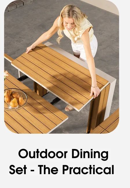 Outdoor Dining Set - The Practical