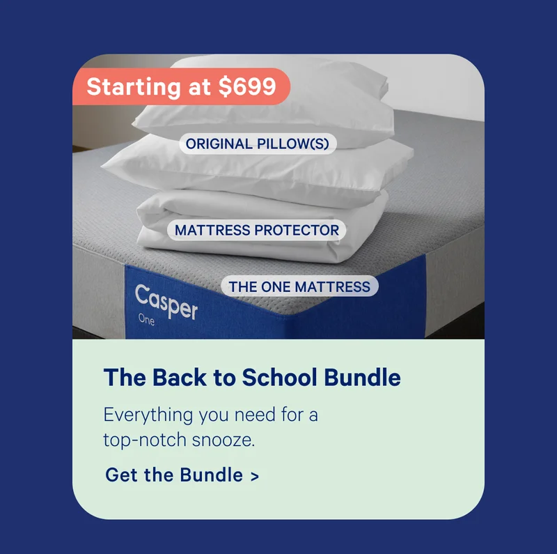 The Back to School Bundle; Everything you need for a top-notch snooze.