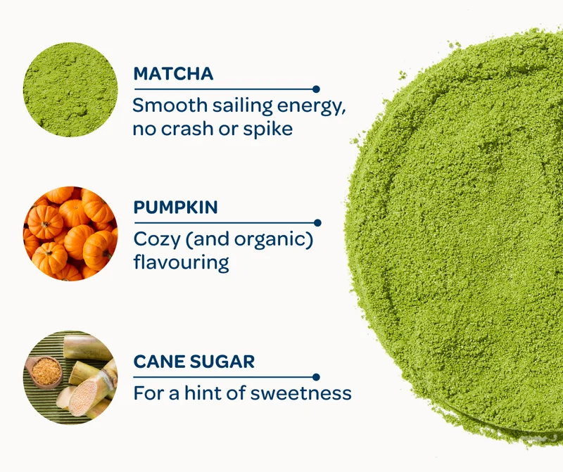 Match, Pumpkin, Cane sugar