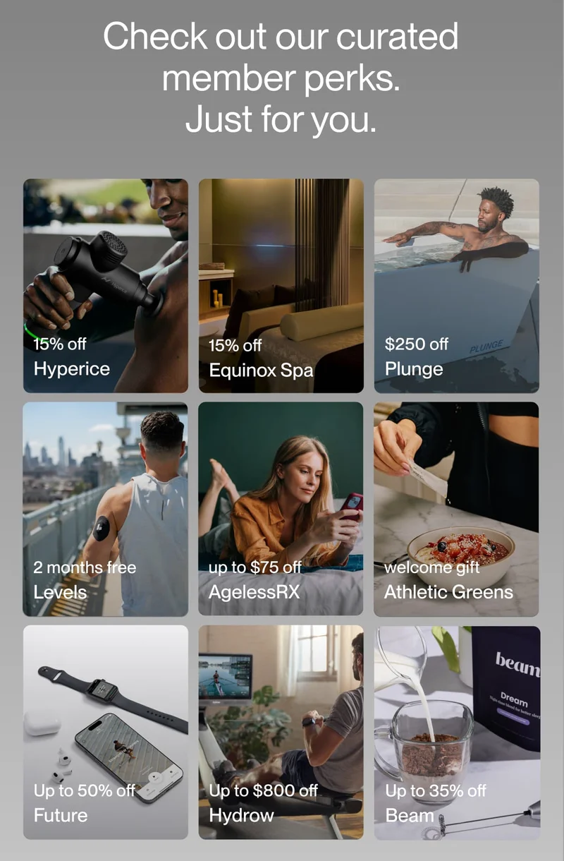 Check out our curated member perks. Just for you.
