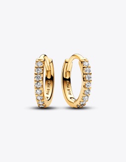 Sparkling Mini Hoop Earrings
