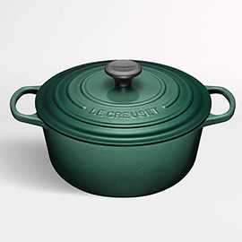 Le Creuset® Signature 7.5-Qt. Chambray Blue Enameled Cast Iron Chef Oven