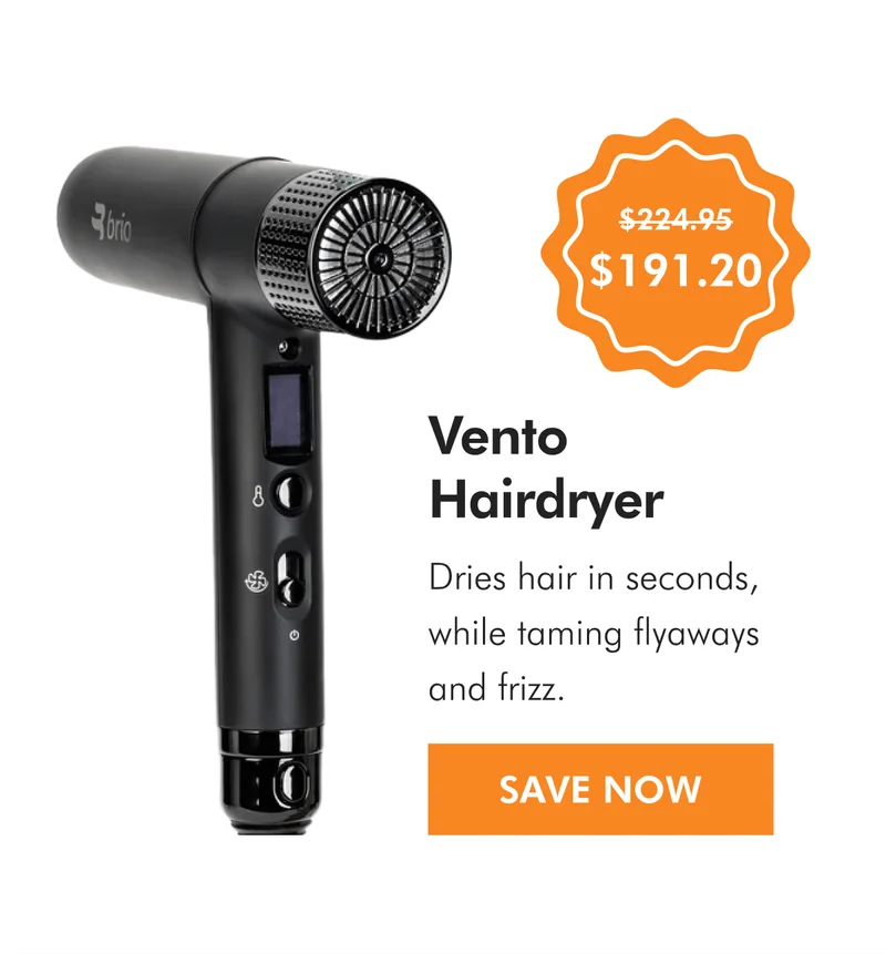 Save 15% on the Vento Hair Dryer