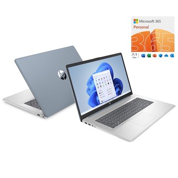 HP 17" Touch Laptop Intel 128GB Storage w/ MS365 and HP Smart Friend