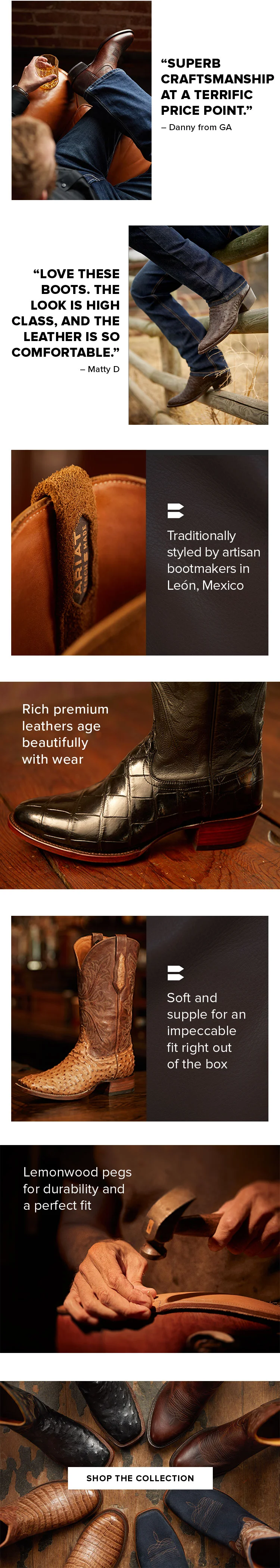 Superb craftsmanship at a terrific price point. – Danny from GA
