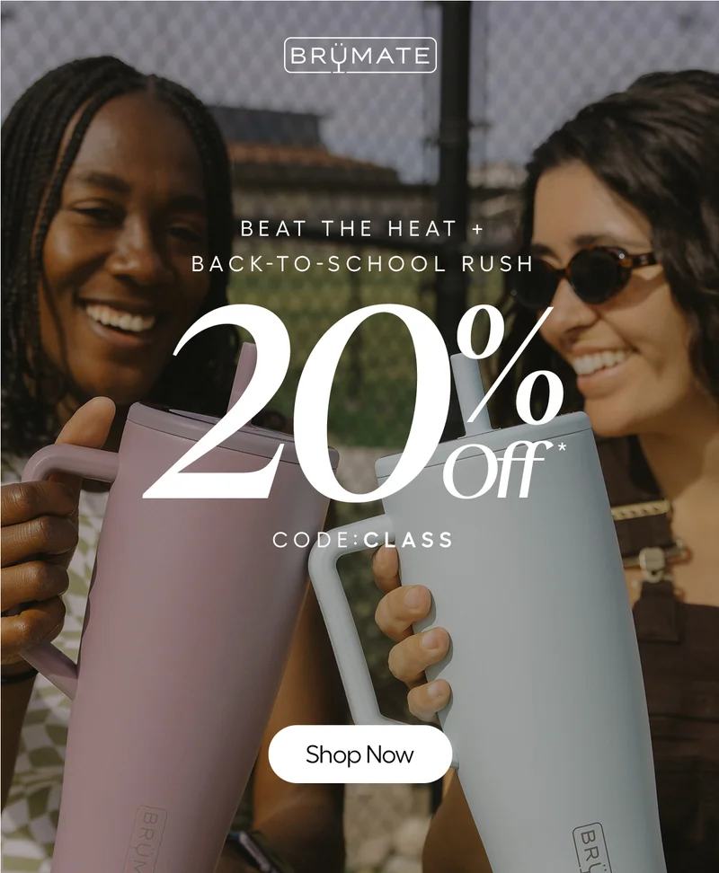 Beat the Heat + Back to School Sale Rush, 20% Off*, Code: discount code - Shop Now