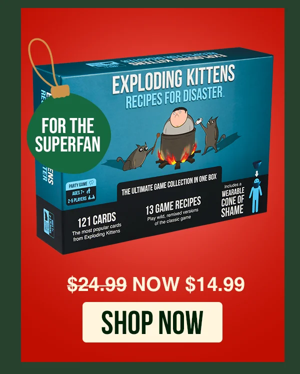 FOR THE SUPERFAN | $24.99 USD NOW $14.99 USD | SHOP NOW