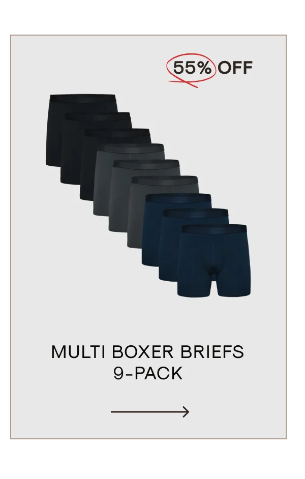 Multi Boxer Briefs 9-Pack