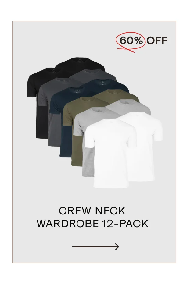 Crew Neck Wardrobe 12-Pack