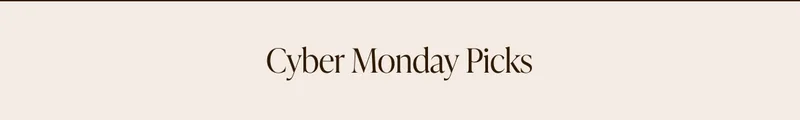 Cyber Monday Page
