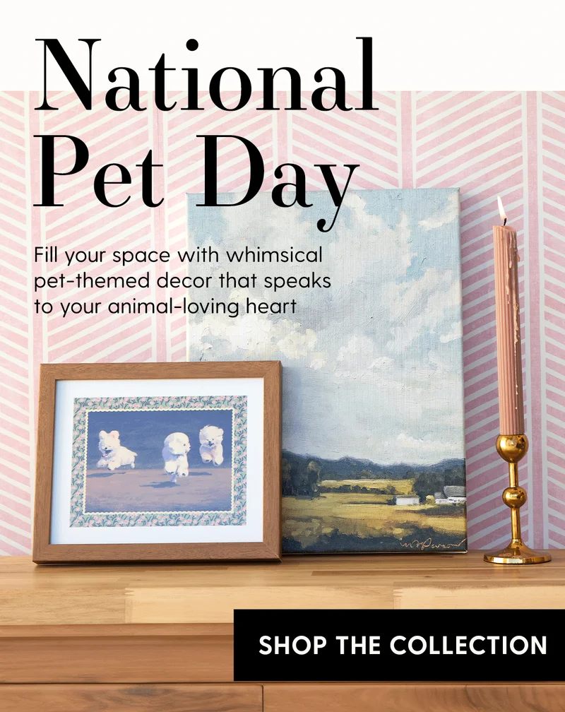 National Pet Day | Fill your space with whimsical pet-themed decor that speaks to your animal-loving heart | Shop the Collection