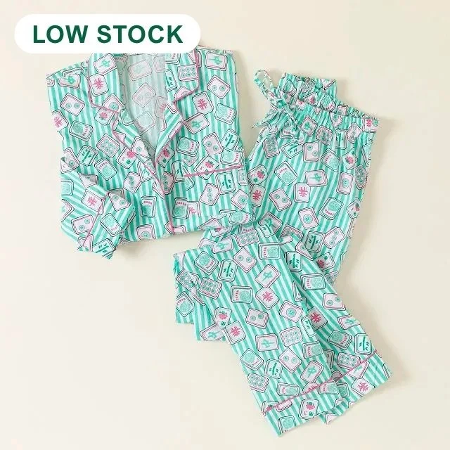 Dreaming of Mahjong Pajama Set