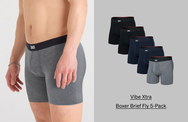 Vibe Xtra Boxer Brief 5-Pack