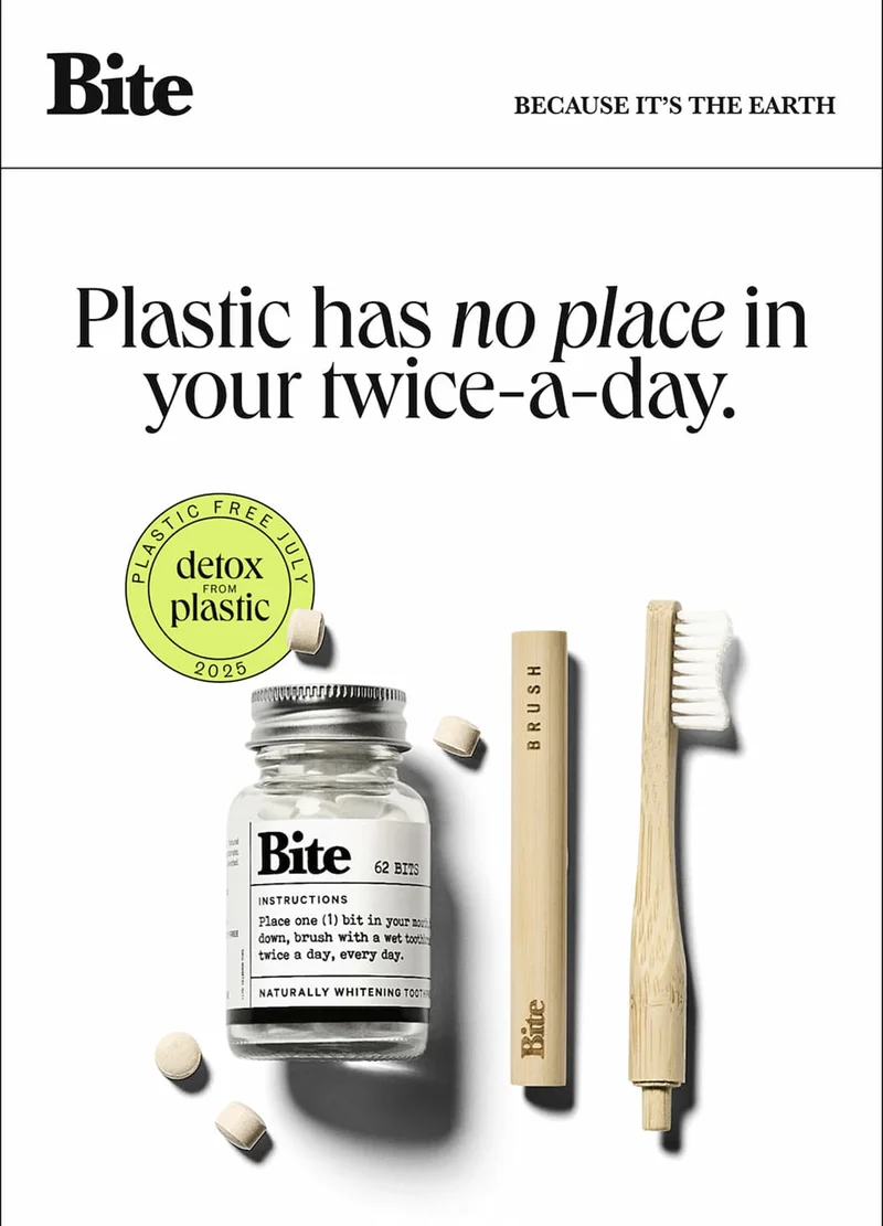 Plastic has no place in your twice-a-day.