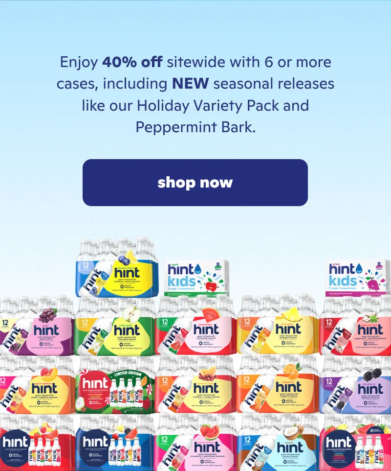 enjoy 40% off - shop now