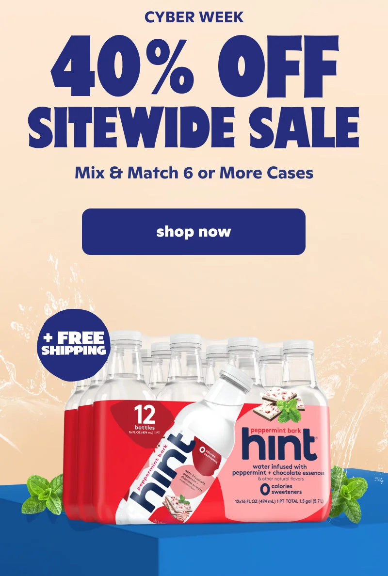 cyber week 40% off sitewide sale