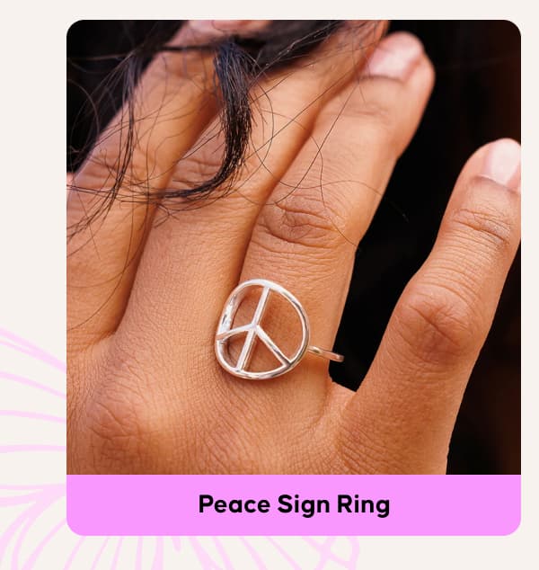Peace Sign Ring