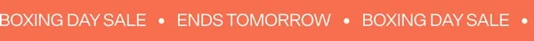 BOXING DAY SALE