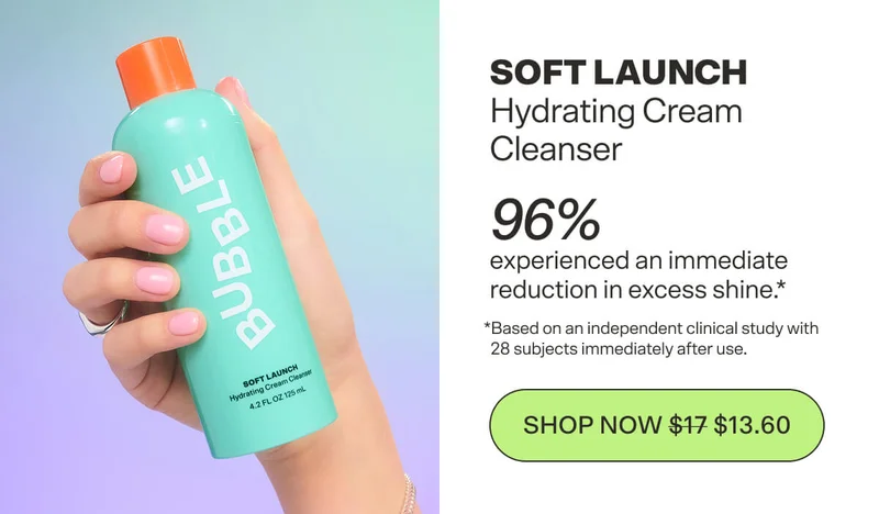 SOFT LAUNCH Hydrating Cream Cleanser  [SHOP NOW  $17 $13.60]