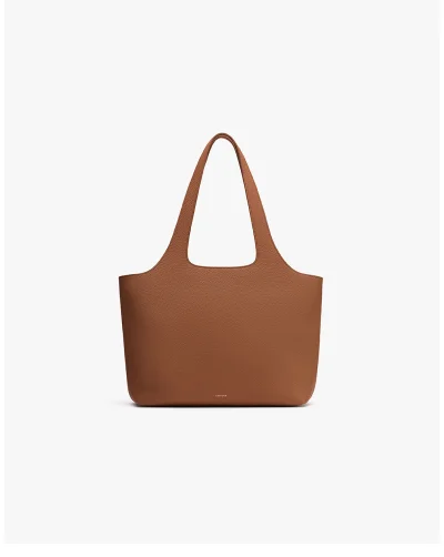 System Zipper Tote 16-Inch Caramel