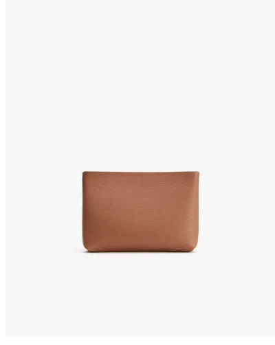 Mini Zipper Pouch Caramel