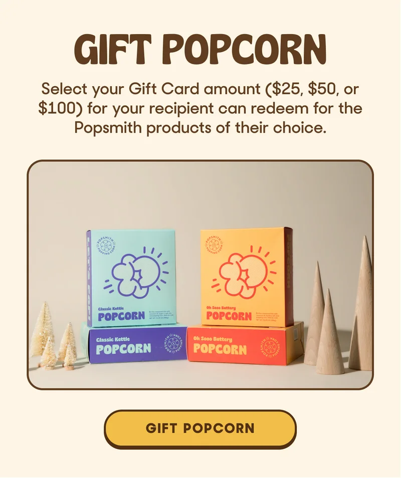 Gift Popcorn - you choose the gift card amount