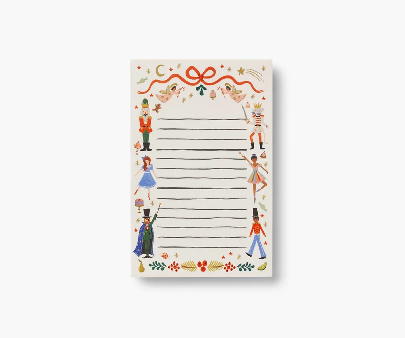 Image of Holiday Notepad - Nutcracker