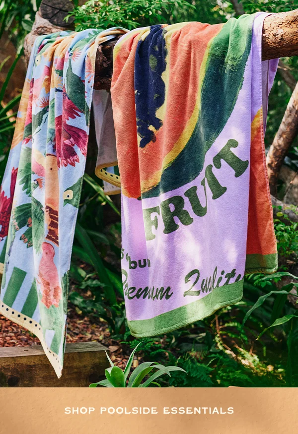 Shop poolside essentials