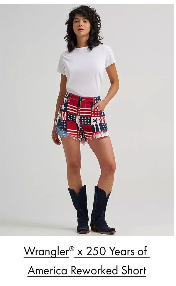 Wrangler® x 250 Years of America Reworked Short