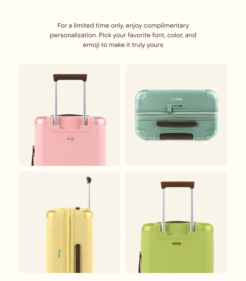 For a limited time only, enjoy complimentary personalization. Pick your favorite font, color, and emoji to make it truly yours