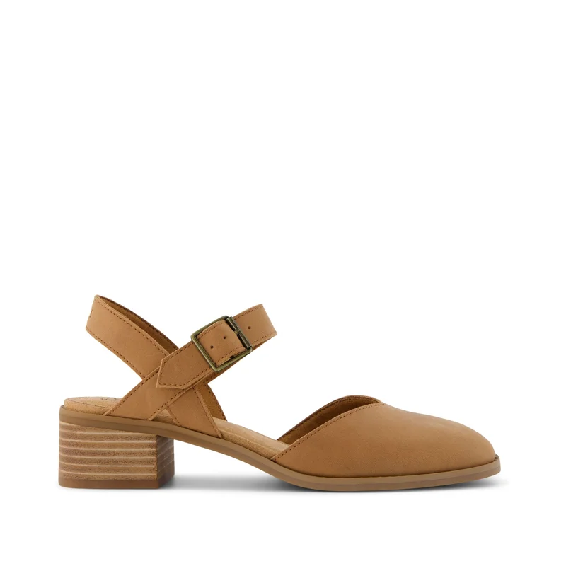 Image of Jaclyn Brown Leather Heel