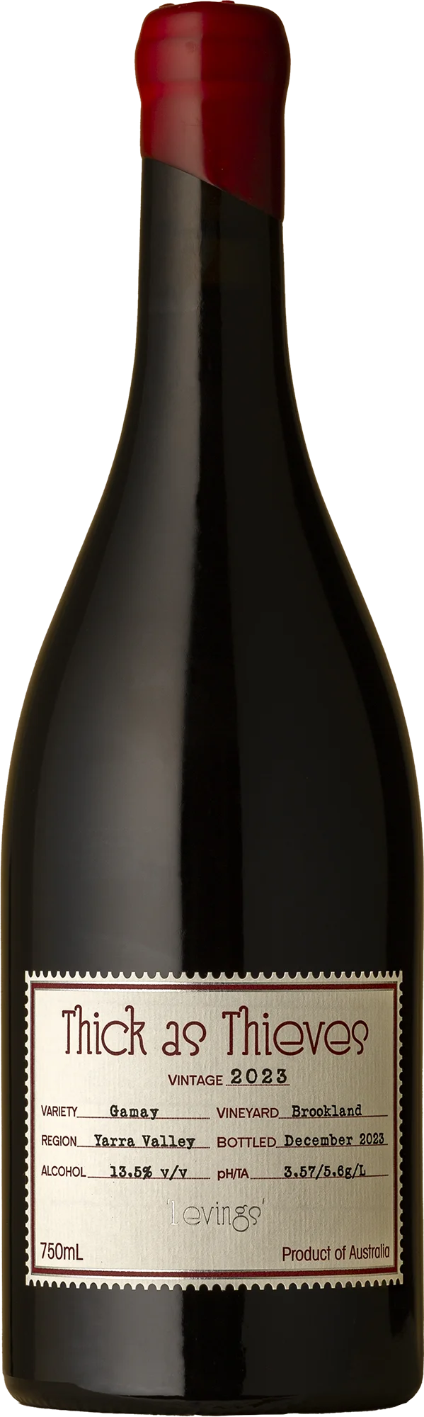 Image of Thick As Thieves <BR>  Levings Gamay 2023