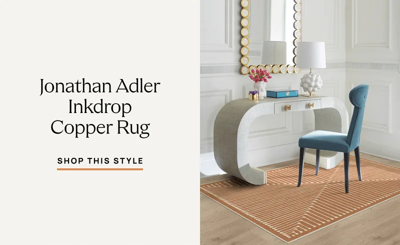 Jonathan Adler Inkdrop Copper Rug
