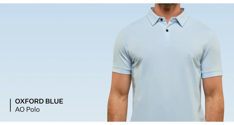 Oxford Blue AO Polo