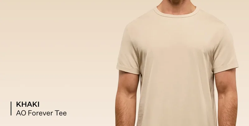Khaki AO Forever Tee