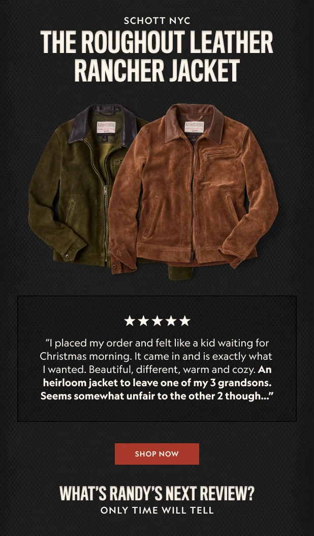 The Roughout Leather Rancher Jacket